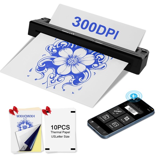 WXHOWXH Tattoo Stencil Printer,2026 New Tattoo Printer Machine for Tattoo