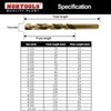 NORTOOLS Drill Bit Set 19 PCS M35 5% Cobalt Drill