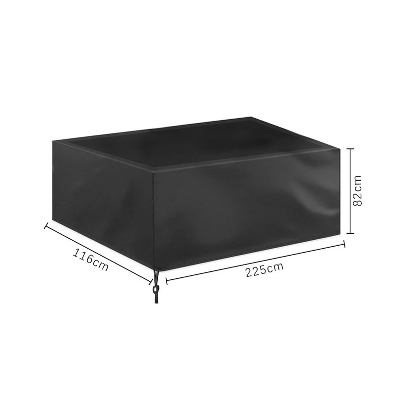 Sarini Protect Your Billiard Table with Black Pool Table Cover,