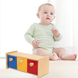 LEADER JOY Montessori Materials Box w/Bins Toddler for 1-3 Years Old Educational Tools Preschool Early Development Baby Toy