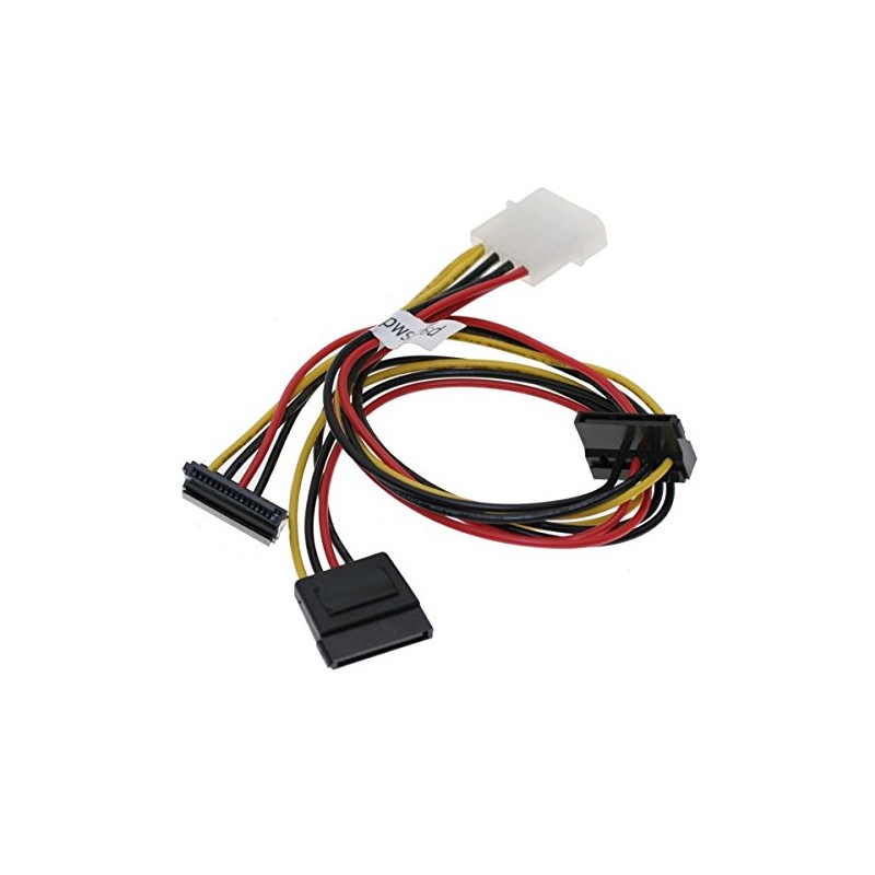SATACables SATA Y Power Cable 1 Molex 4-Pin Adapter to