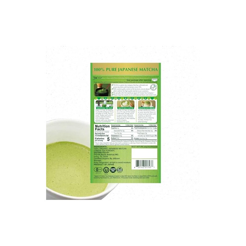 Oi Ocha Organic Matcha Green Tea Powder – 30g