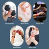 Niupiour 2-Pack Colorful Wrist Brace Compression Support Strap - Adjustable