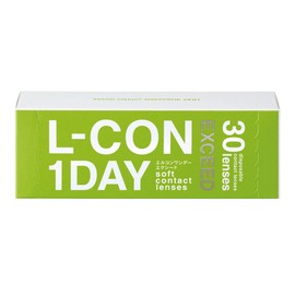 [30枚入り] クリアコンタクトレンズ エルコンワンデー EXCEED [ワンデー 1日 / 含水率38.5% / 度あり/DIA 14.0 / BC 8.7 / PWR - 8.00]