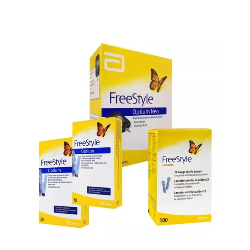 ABT Inc Optiums Test Strips 100 Strips