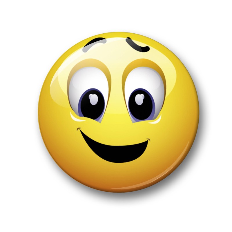 Merchandise for Fans Smiley Good Mood, Laughing, 6 Large Fridge