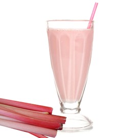 Luxofit Whey Eiweiß Pulver, Proteinpulver mit L-Carnitin, fruchtiger Geschmack, geeignet für Muskelaufbau, schnelle und einfache Zubereitung, Made in Germany (200 g, Rhabarber)