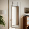 VooBang 14"x48" Full Length Over The Door Mirror - Aluminum