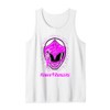 Power Rangers Pink Ranger Icon Fill Helmet Silhouette Tank Top