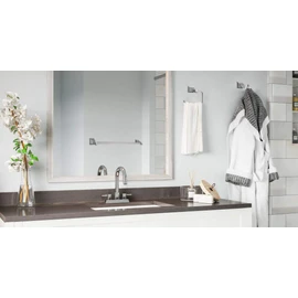 Design House 560466 Torino Bathroom Wall Mount Towel Ring, Satin Nickel