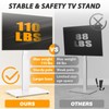TAVR Universal Floor TV Stand Base for 32-70 Inch TVs
