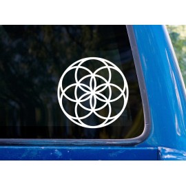 Oracal Seed of Life Vinyl Sticker Decal - sacred geometry symbol design