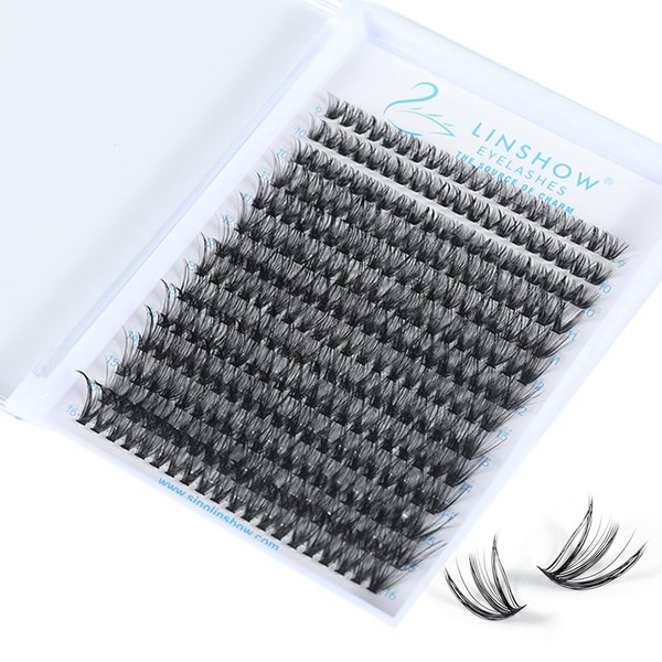 LinShow 280pcs Cluster Lashes False Eyelashes Extension 30D/40D/50D Mix 9-16mm
