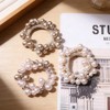 KUAIDHFK ヘアゴム ヘアアクセサリー 3点セット シュシュ パールゴム レディース 髪飾り 髪留め ヘアタイ