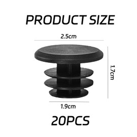 20 Pieces Of Mountain Bike Handlebar Plugs, Bicycle Handlebar Dust Plugs, And Cycling Accessories, Suitable For Mountain Bikes And Road Bikes.