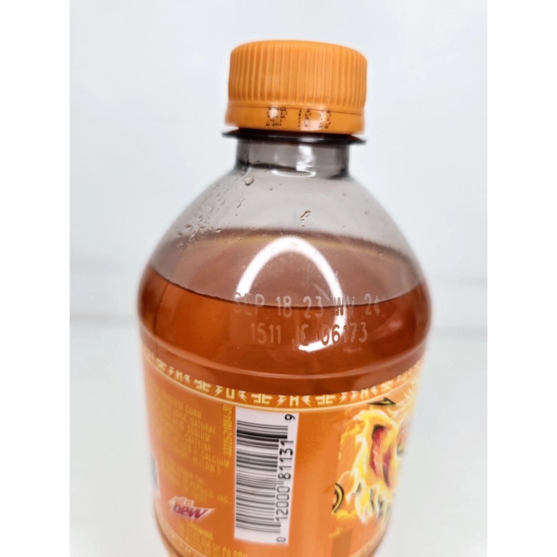 Mountain Dew Livewire Full 20oz Sealed Bottle Orange - Sept