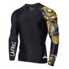 LAFROI Men's Long Sleeve UPF 50+ Baselayer Skins Performance Fit