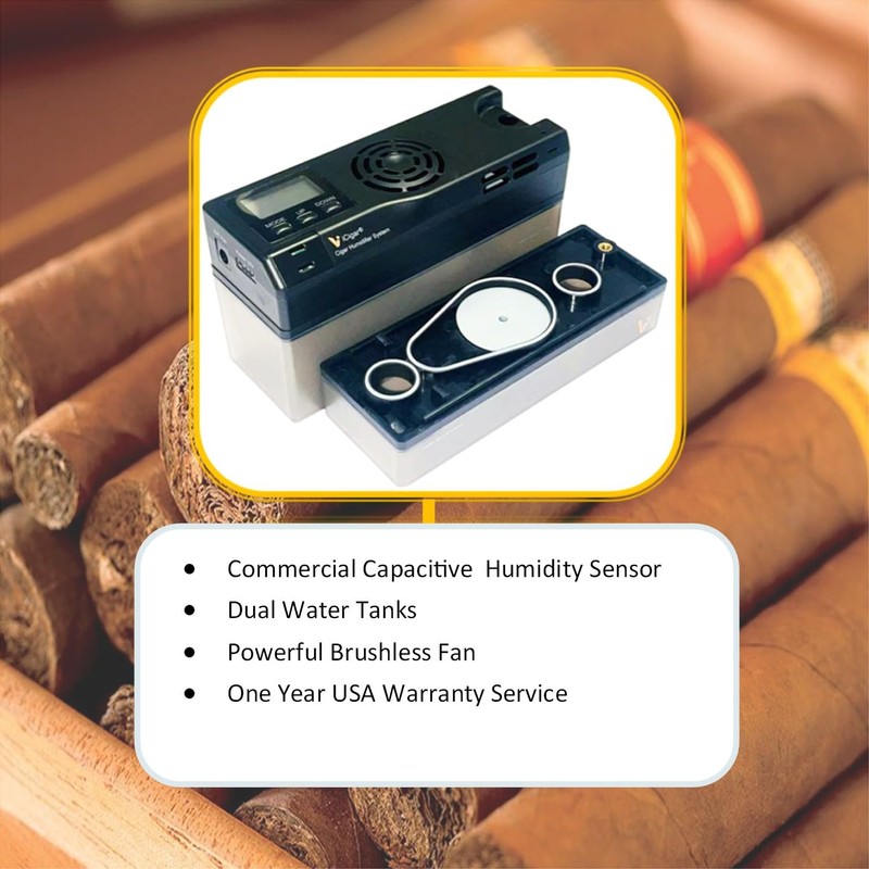 Le Veil 7th Gen iCigar Humidifier System DCH-12V7 for 50CT