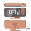 EVILTO Digital Clock, Projection Clock, Multifunction Alarm Clock, Thermometer/Hygrometer, AC