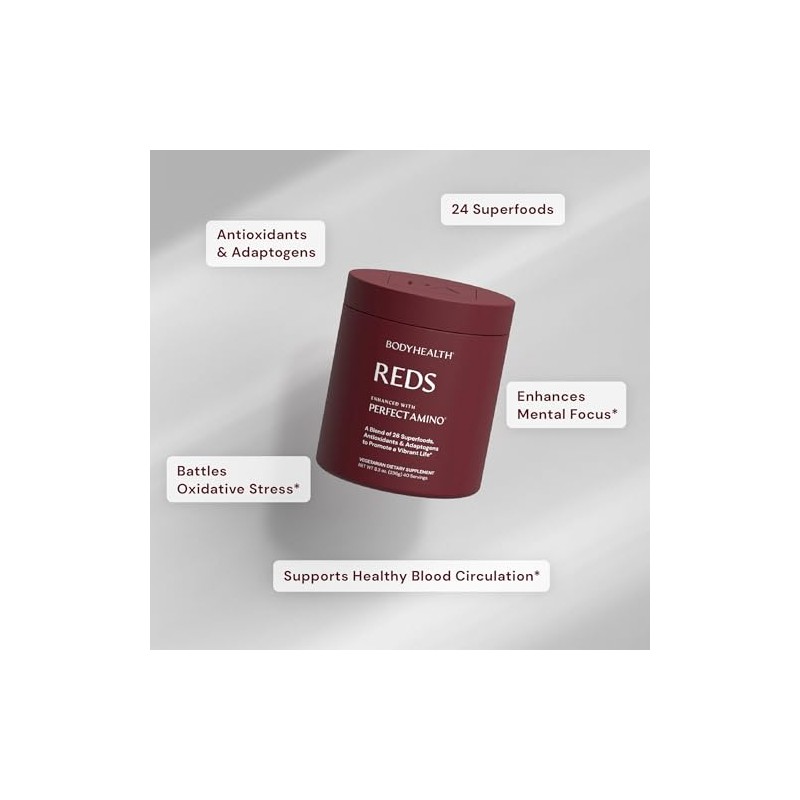 Bodyhealth Rojos Mejorados con Perfectamino: Batido