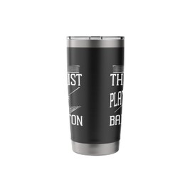 My Therapist Plays Badminton Shuttlecock Sport Stainless Steel Insulated Tumbler