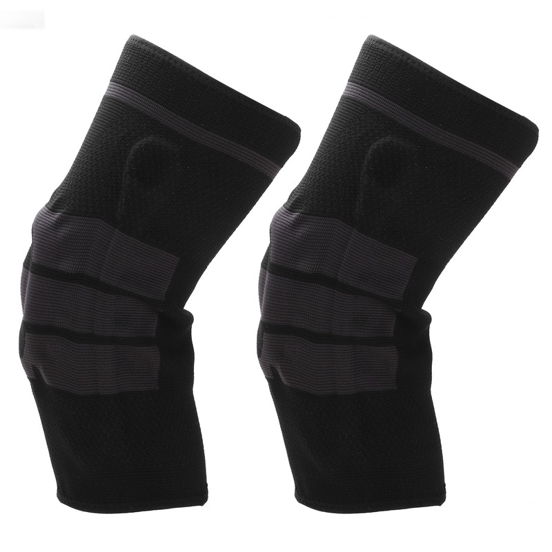 2Pcs Winter Knee Brace Protector Anti Slip Knee Compression Sleeve