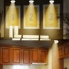 HOFUY 4 Pack Wireless LED Spotlight Battery Operated Picture Puck
