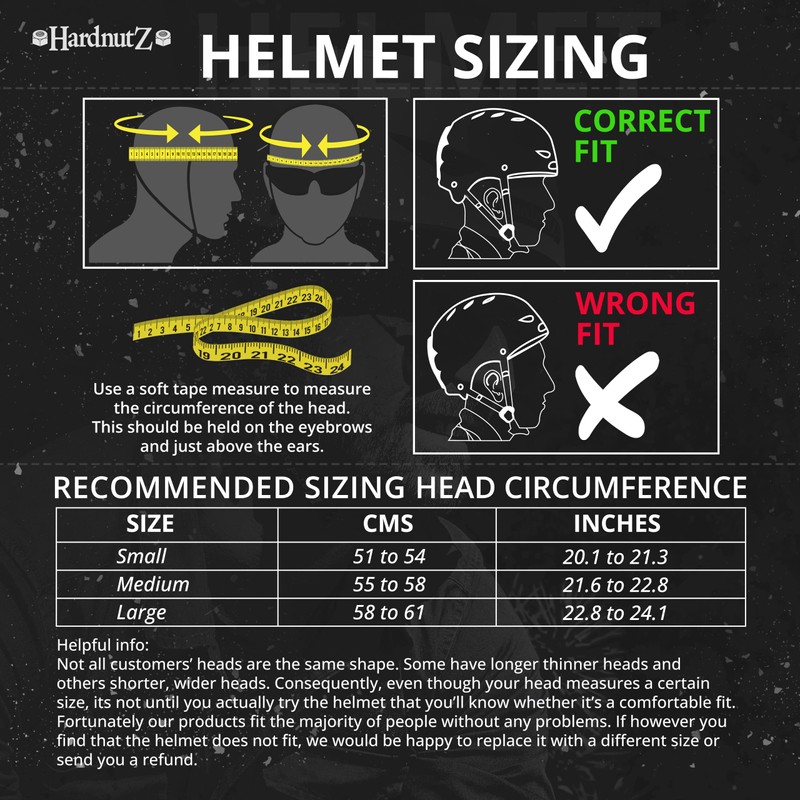 HardnutZ Ski and Snowboard Helmet - Black, Adults & Kids,