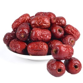 jujube、seedless Red dates, No Pit,natural sweetness, healthy snacks - unsweetened 红枣 (8.47 ounces/240 grams)