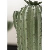 Cute Cactus Backflow Incense Burner, Green Ceramic Incense Holder Waterfall