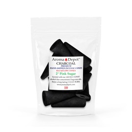 2'' Pink Sugar Backflow Charcoal Incense Cones (10 Cones)