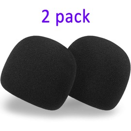 SUNMON SM57 Pop Filter - Perfect Mic Windscreen Cover Foam Cover Compatible with Shure SM-57 Dynamic Instrument Microphone (2 PCS)
