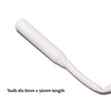 MEASUREMAN Vapor Capillary Flanged Panel Mount Refrigeration Thermometer, 2" Dial,