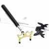 Collapsar Retractable Billiards Pool Cue Stick Bridge with Removable Metal