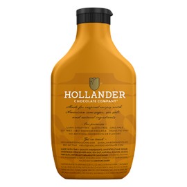 Hollander Caramel Café Sauce | GMO Free, Corn Syrup Free, Soy/Gluten Free |15 fl. oz. Squeeze Bottle | Flip Cap