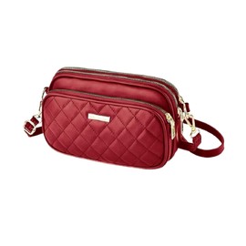 Elixio Women's Shoulder Bag, Small Mini Shoulder Bag, Mini, Casual, Shoulder Strap, Crossbody, Compact, Travel, red