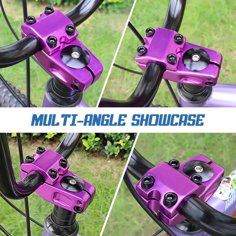 GRELiving Bike Stem for BMX Bike Aluminum Alloy Fixed Gear