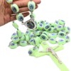 RICHRAIN Luminous Wall Rosary Beads Glow in Dark, Catholic Large