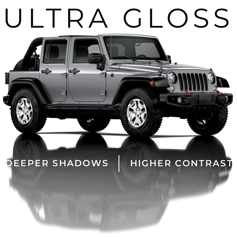 VViViD+ Ultra Gloss Nardo Dark Grey Vinyl Car Wrap Premium