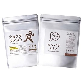 Tamachan Shop Exercise Support Set, Shoksa Size x Protein Otome (Mellow Cacao)