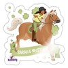 Spreadshirt Schleich Horse Club Sarah & Mystery Riding Together Sticker,