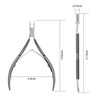 Ejiubas Cuticle Trimmer with Cuticle Pusher Cuticle Nipper Professional Grade