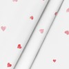 Horaldaily Valentine's Day Tablecloth 60×60 Inch Round, Pink Love Hearts
