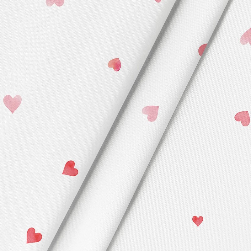 Horaldaily Valentine's Day Tablecloth 60×60 Inch Round, Pink Love Hearts