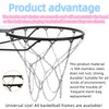 Basketball Net, Stainless Steel Braided Chain Heavy Duty, Standard Basketball