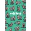 Funny Cartoon French Bulldog Notebook: 100+ lined pages 6"x9" notebook