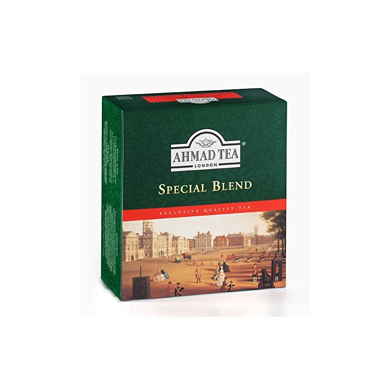 Ahmad Tea Special Blend, Tagged Teabags without envelopes, 100 Count,