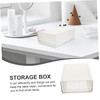 Operitacx Collapsible Stackable Storage Box Drawer Box for Office Supply