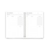 Daily Planner – A5 size with 100 undated pages of