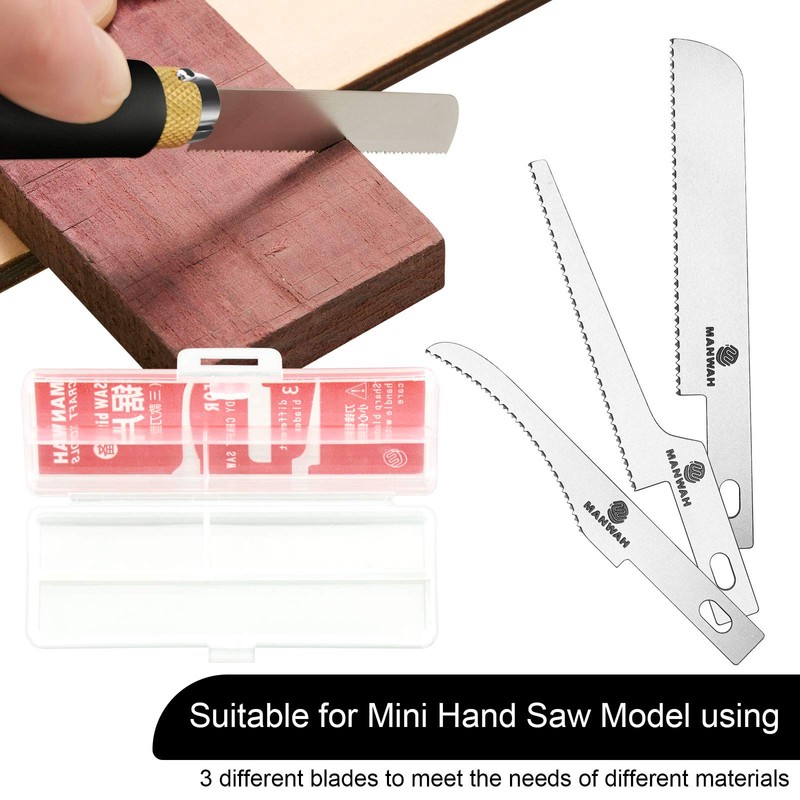 Honoson 12 Pieces Hobby Saw Blades Replacement Mini Craft Blade